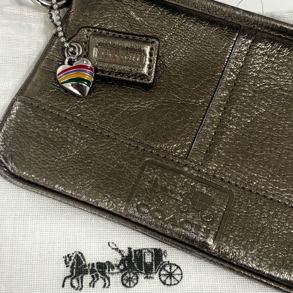 COACH Metallic Wristlet - Picture 10 of 10